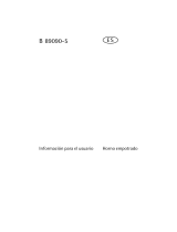 Aeg-Electrolux B89090-5 Manual de usuario