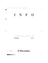 Electrolux SE10 Manual de usuario