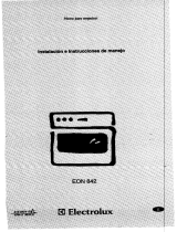 Electrolux EON842W Manual de usuario