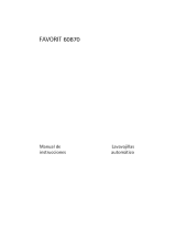 Aeg-Electrolux F60870 Manual de usuario