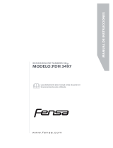 FENSA FDH3497 Manual de usuario