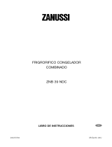 Zanussi ZNB 39 NDC Manual de usuario