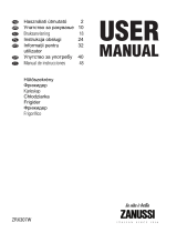 Zanussi ZRX307W Guía del usuario