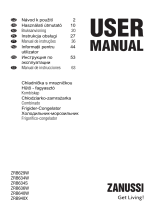 Zanussi ZRB634W Guía del usuario