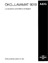 AEG LAV9019W Manual de usuario