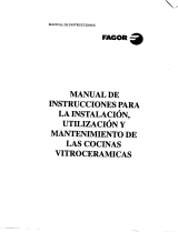 Fagor CF1 3V Manual de usuario