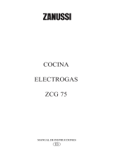Zanussi ZCG75DCX Manual de usuario