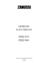 Zanussi ZHQ861X Manual de usuario