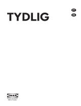 IKEA TYDLIG Manual de usuario