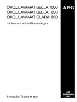 AEG LAVCLARA850W Manual de usuario
