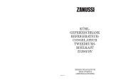 Zanussi ZI2502RV Manual de usuario