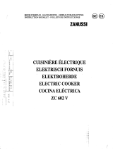 Zanussi ZC602V Manual de usuario