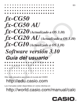 Casio fx-CG50 El manual del propietario