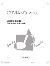 Casio CELVIANO AP-38 El manual del propietario