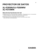 Casio XJ-F10X, XJ-F20XN, XJ-F100W, XJ-F200WN, XJ-F210WN Guía de funciones de red