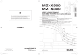 Casio MZ-X300 Manual de usuario