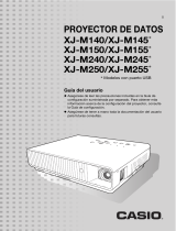 Casio XJ-M140, XJ-M145, XJ-M150, XJ-M155, XJ-M240, XJ-M245, XJ-M250, XJ-M255 (Serial Number: A9****) El manual del propietario