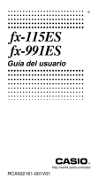 Casio fx-115ES Manual de usuario