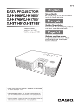 Casio XJ-H1600, XJ-H1650, XJ-H1700, XJ-H1750, XJ-ST145, XJ-ST155 El manual del propietario