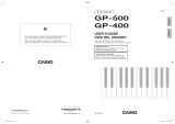 Casio GP-500 Manual de usuario