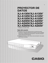 Casio XJ-A130V, XJ-A135V, XJ-A140V, XJ-A145V, XJ-A150V, XJ-A155V, XJ-A230V, XJ-A235V, XJ-A240V, XJ-A245V, XJ-A250V, XJ-A255V El manual del propietario