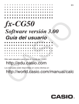 Casio fx-CG50UPD El manual del propietario