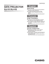 Casio XJ-V1, XJ-V2 Guía de configuración