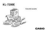 Casio KL-7200E Manual de usuario