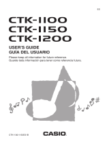 Casio CTK-1100 Manual de usuario