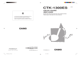Casio CTK-1300ES Manual de usuario
