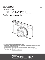 Casio Exilim EX-ZR1500 Manual de usuario