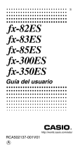 Casio FX-82ES Manual de usuario