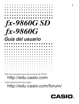Casio fx-9860G SD El manual del propietario