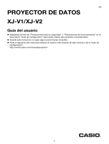 Casio XJ-V1, XJ-V2 Manual de usuario