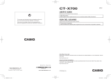 Casio CT-X700 Manual de usuario