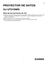 Casio XJ-UT310WN Guía de funciones de red