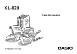 Casio KL-820 Manual de usuario