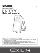 Casio Exilim EX-TR70 Guía del usuario