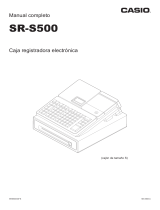 Casio SR-S500 Manual de usuario