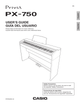 Casio PX-750 Manual de usuario