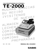 Casio TE-2000 Manual de usuario
