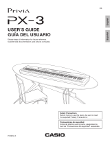 Casio PX-3BK Manual de usuario