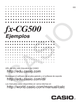 Casio fx-CG500 Ejemplos