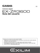 Casio Exilim EX-ZR3600 Manual de usuario