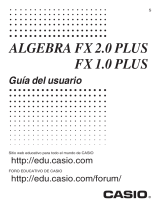 Casio ALGEBRA FX 2.0 PLUS, ALGEBRA FX 1.0 PLUS El manual del propietario