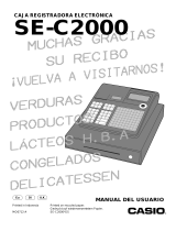 Casio SE-C2000 Manual de usuario