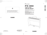 Casio PX-850 Manual de usuario