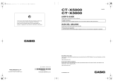 Casio CT-X3000 Manual de usuario