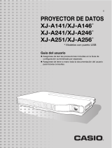 Casio XJ-A141, XJ-A146, XJ-A241, XJ-A246, XJ-A251, XJ-A256 (Serial Number: D****B) El manual del propietario