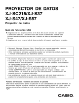 Casio XJ-S32, XJ-S37, XJ-S42, XJ-S47, XJ-S52, XJ-S57, XJ-SC210, XJ-SC215 El manual del propietario